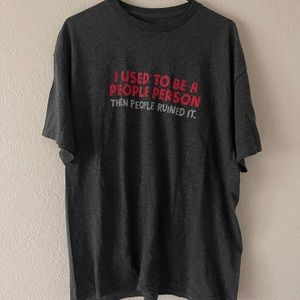 Grumpy Man Shirt Size XL People Person